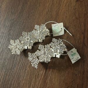 NEW Stein Mart Silver Snowflake Bracelets